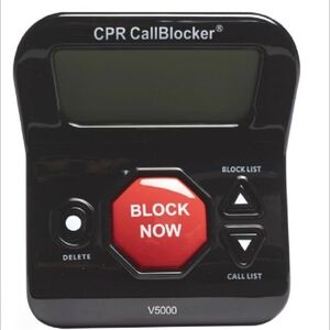 CallBlocker V5000 Black and Red